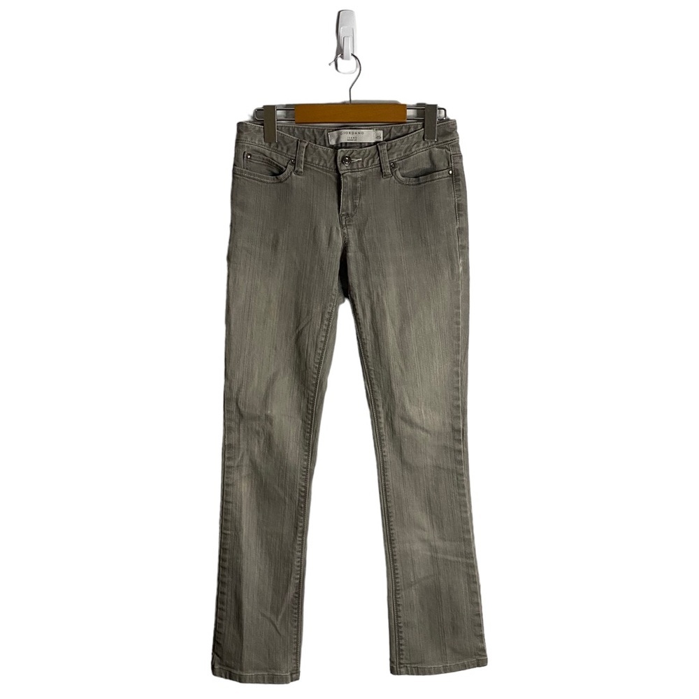 Giordano Women's Gray Skinny Fit Low-Rise Denim Jeans